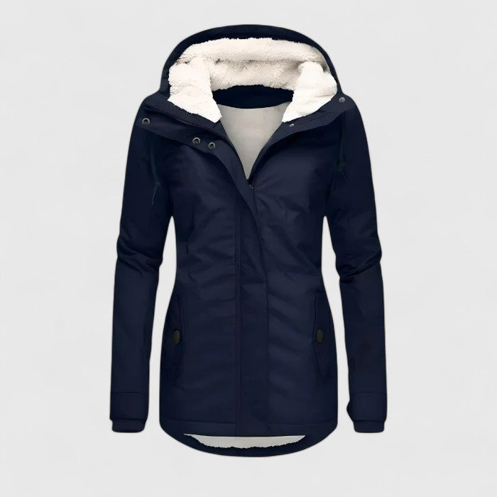 Women’s Hooded Jacket Casual Zip Up Everyday Outerwear
