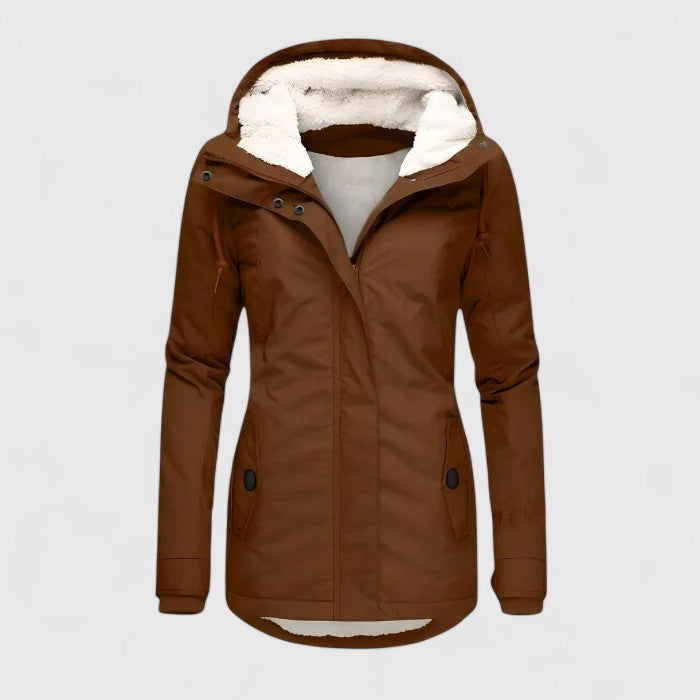 Women’s Hooded Jacket Casual Zip Up Everyday Outerwear