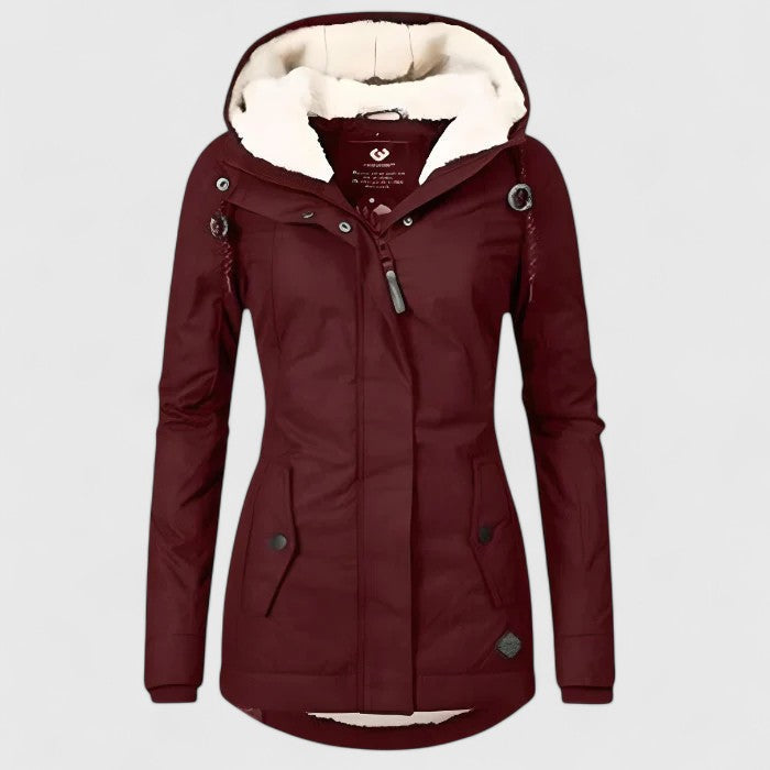 Women’s Hooded Jacket Casual Zip Up Everyday Outerwear