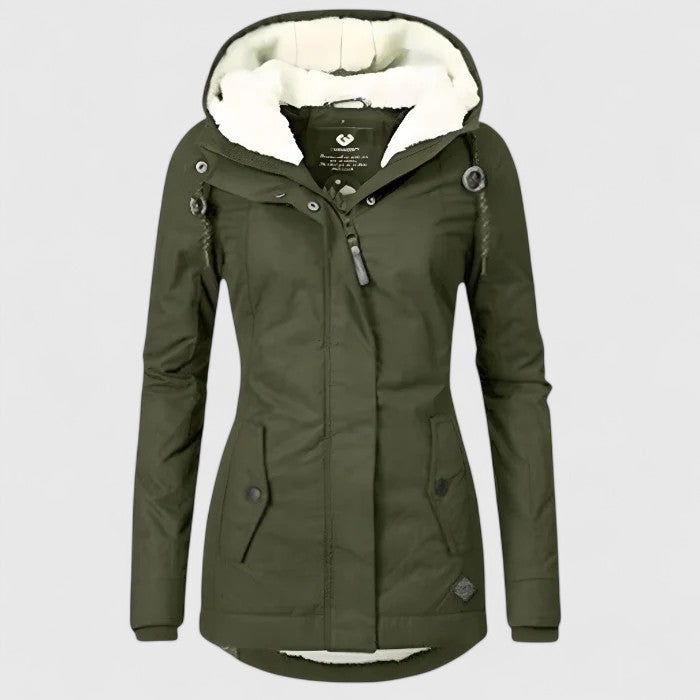 Women’s Hooded Jacket Casual Zip Up Everyday Outerwear