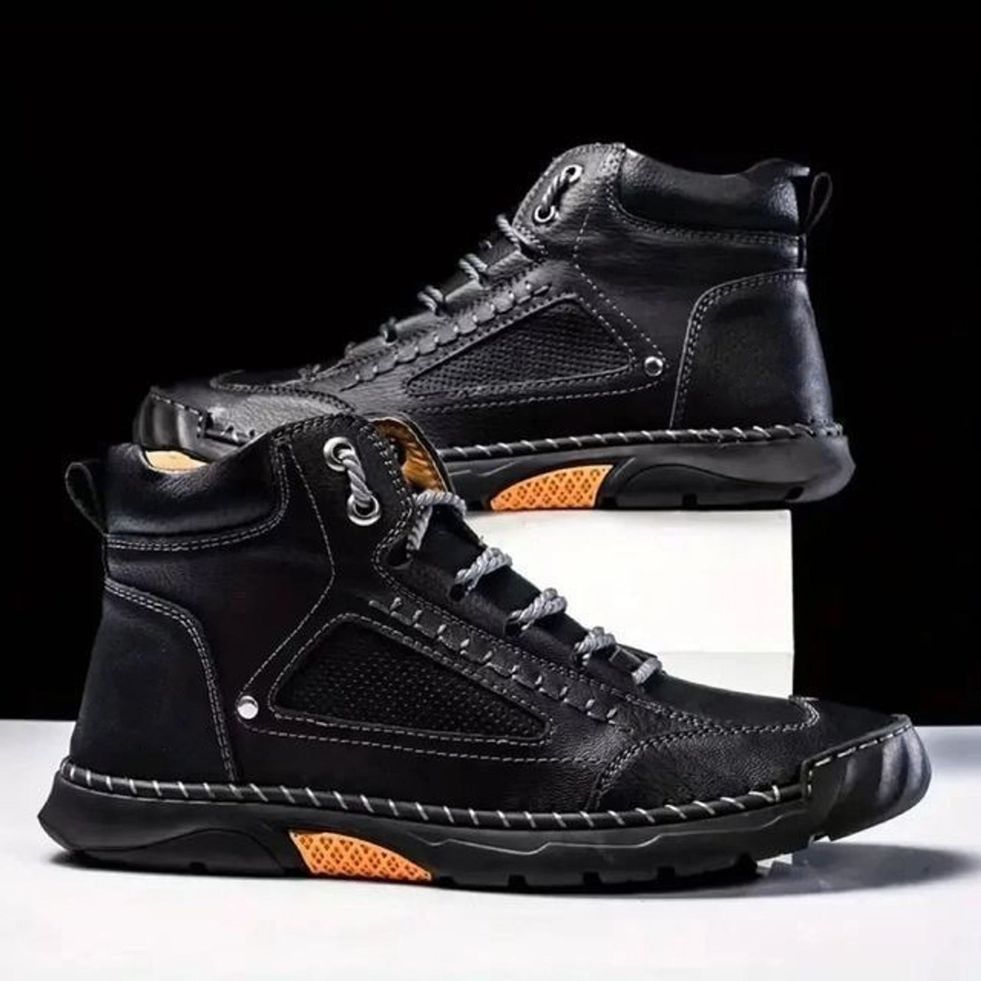 Men’s Leather Boots – Handmade, Supportive & Spacious Fit