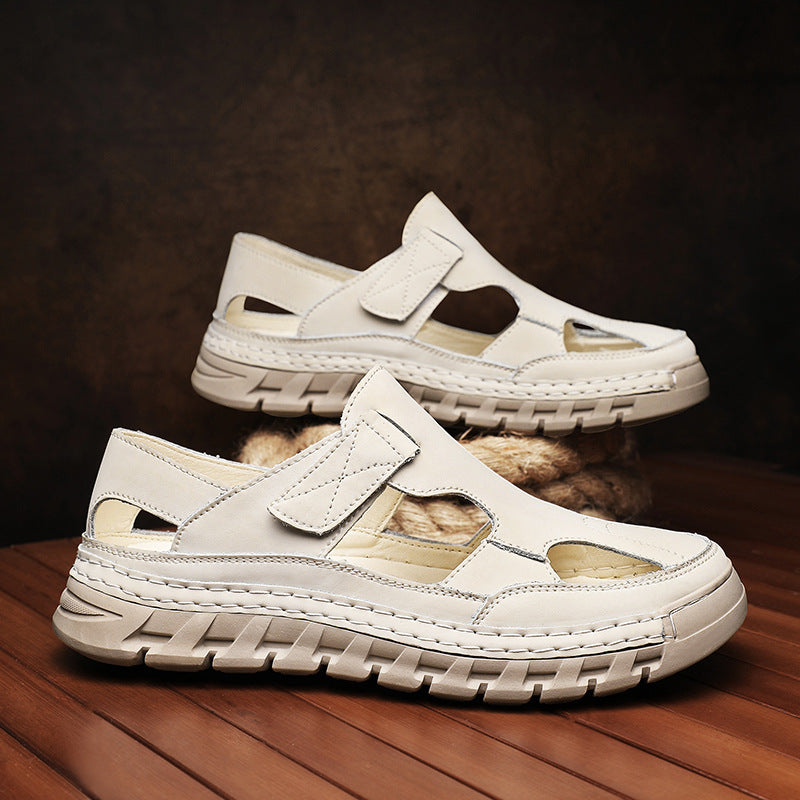 Men’s Closed Toe Sandals Casual Outdoor Walking Comfort Shoes