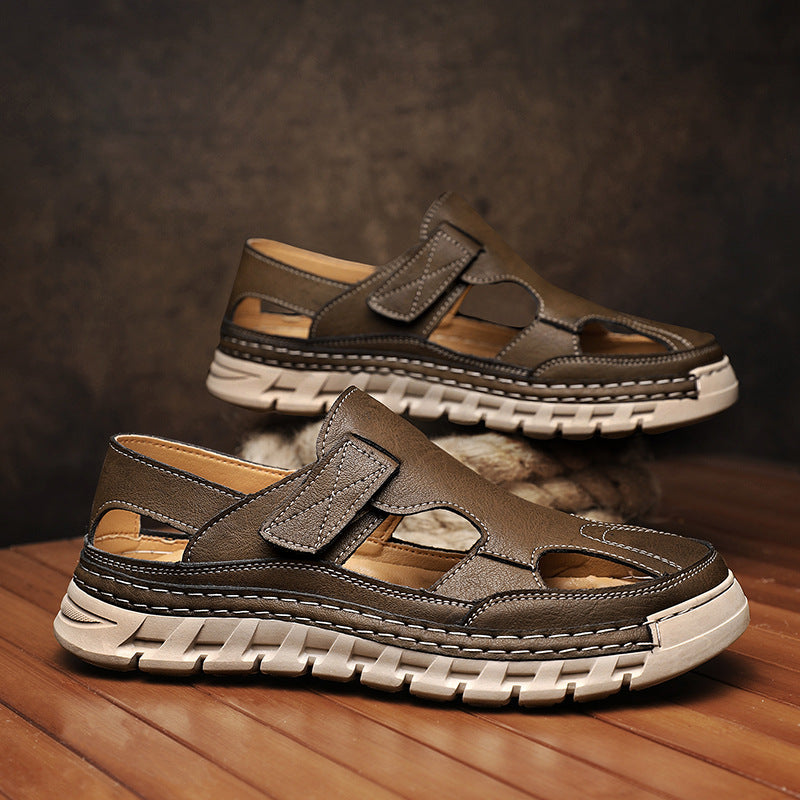 Men’s Closed Toe Sandals Casual Outdoor Walking Comfort Shoes