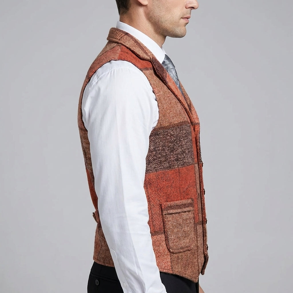 Men’s Formal Vest Suit Waistcoat Casual Dresswear