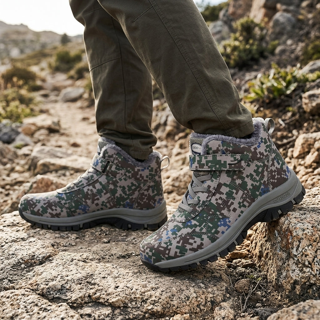 Men’s Hiking Shoes Outdoor Waterproof Style Walking Boots