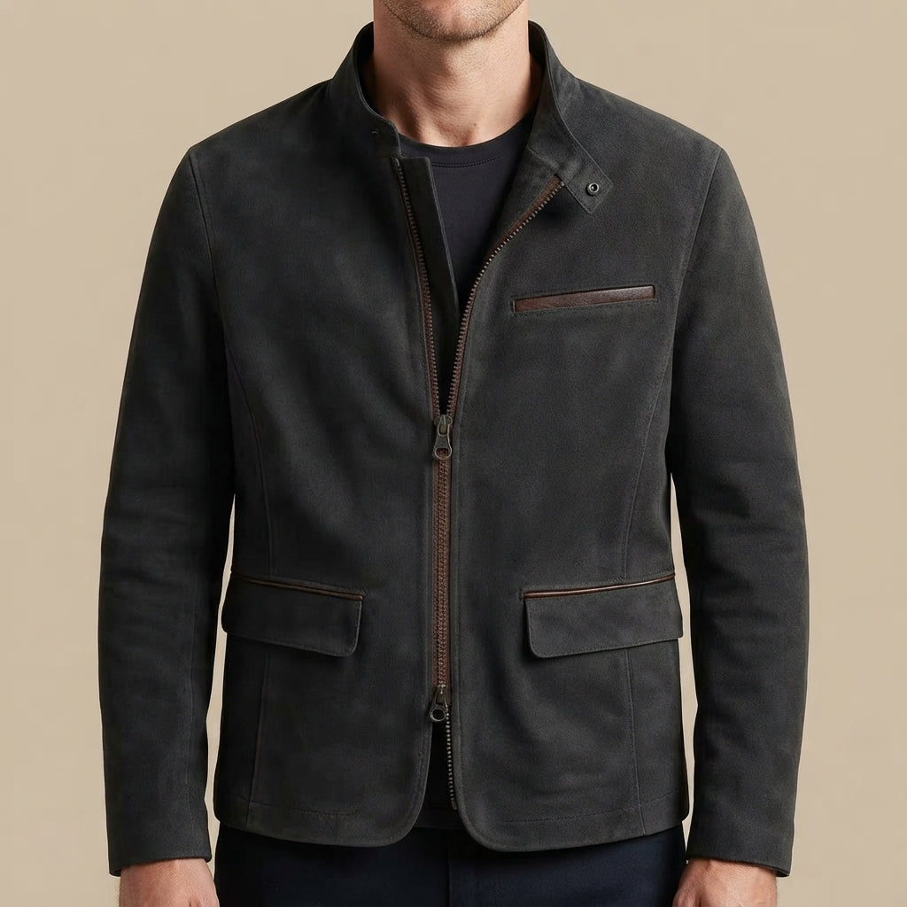 Men’s Casual Zip Up Jacket Lightweight Everyday Outerwear