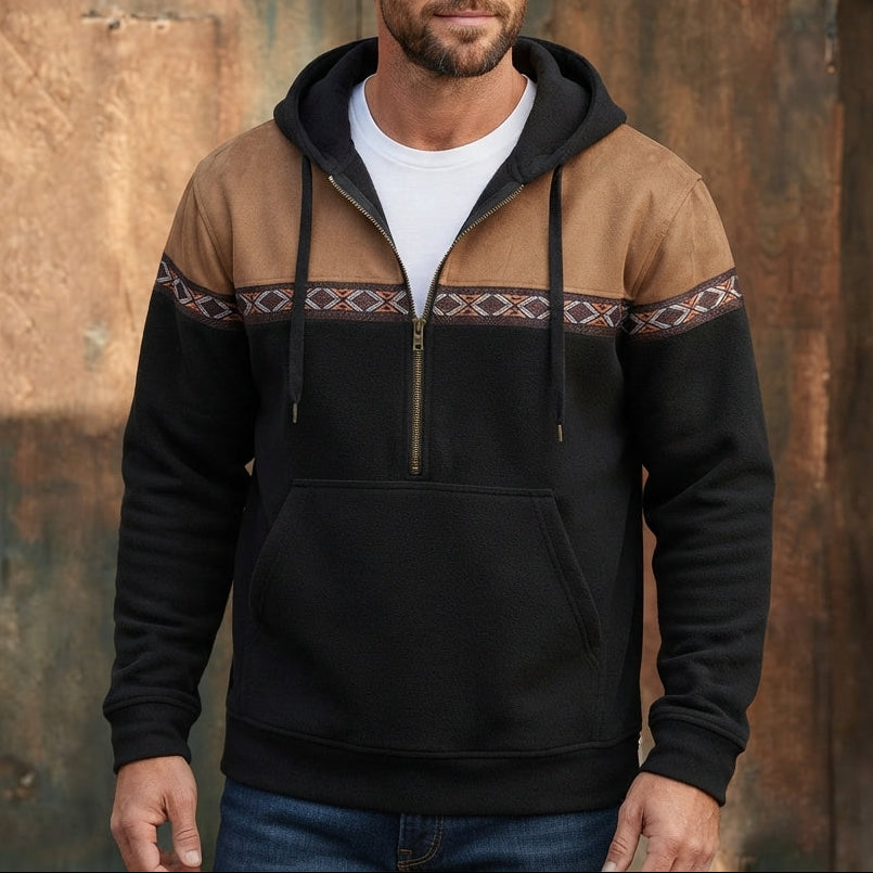 Men’s Hoodie Zip Casual Pullover Outdoor Streetwear Top