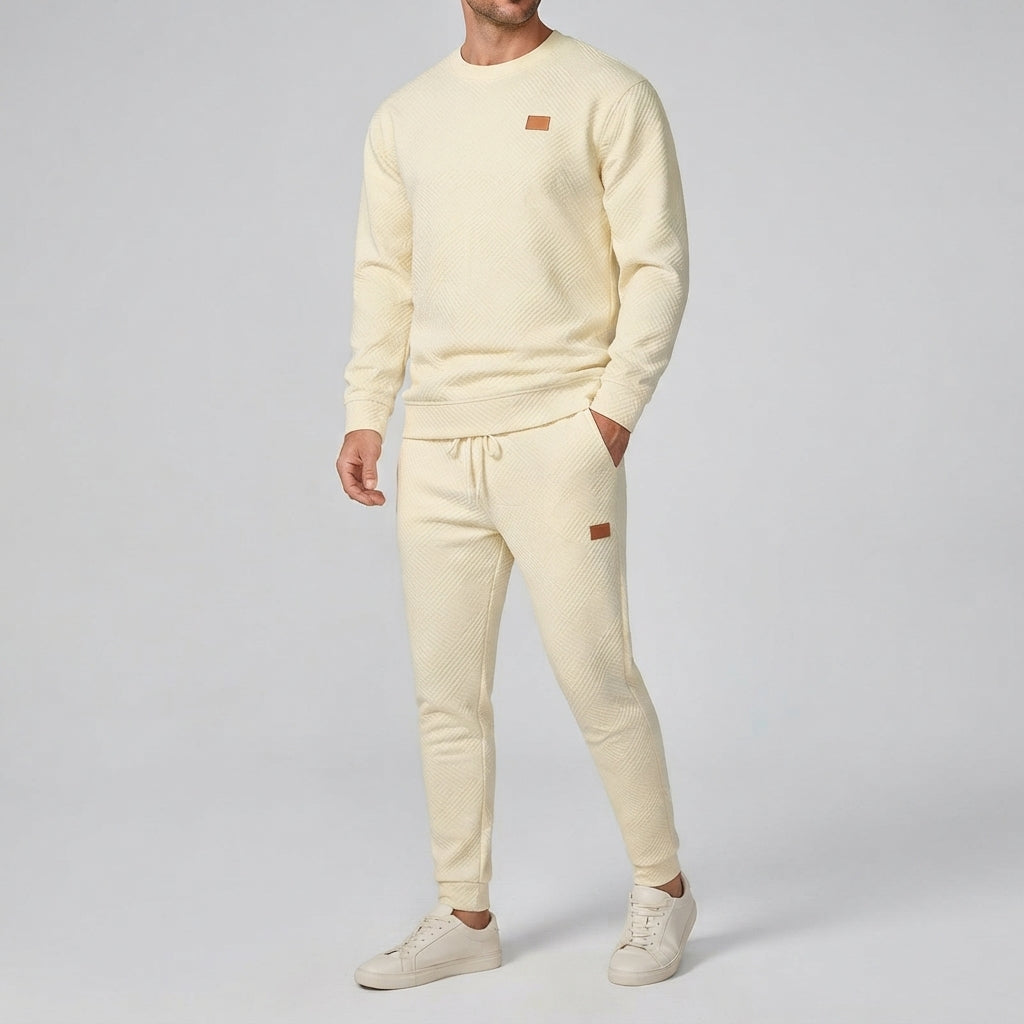 Men’s Sweatshirt and Jogger Pants Set Casual Two Piece Outfit