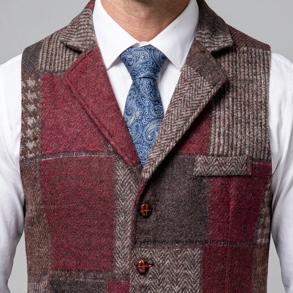 Men’s Formal Vest Suit Waistcoat Casual Dresswear