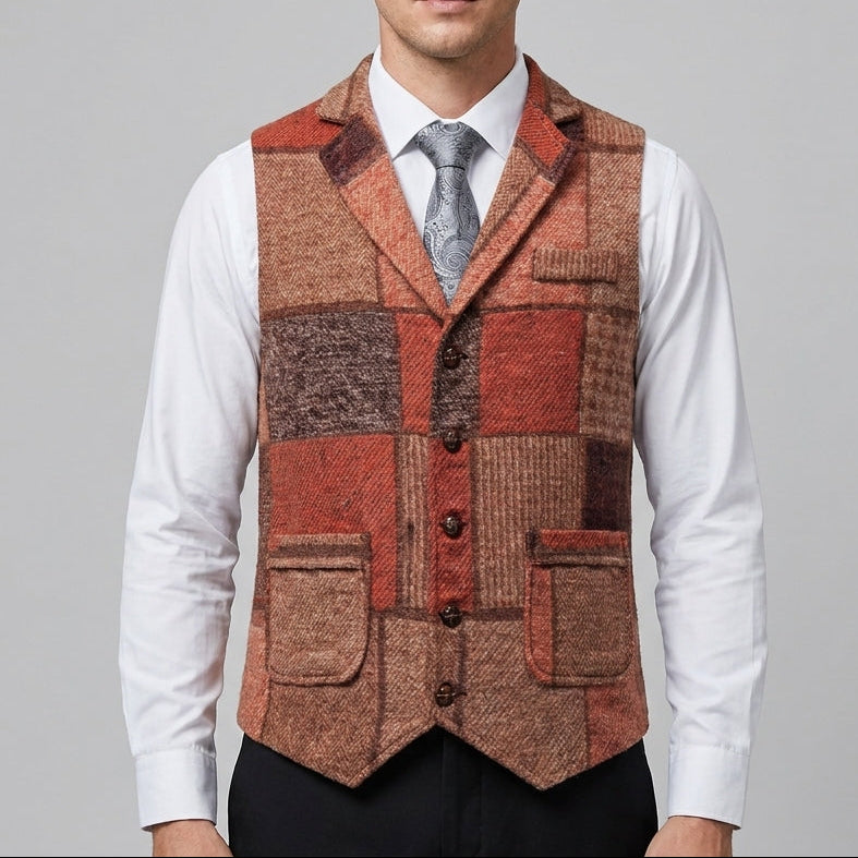 Men’s Formal Vest Suit Waistcoat Casual Dresswear