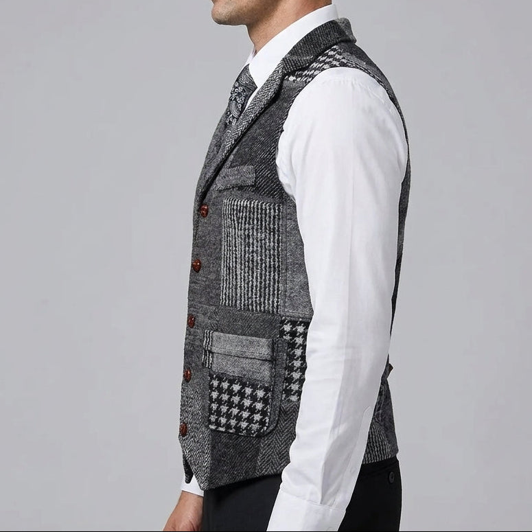 Men’s Formal Vest Suit Waistcoat Casual Dresswear