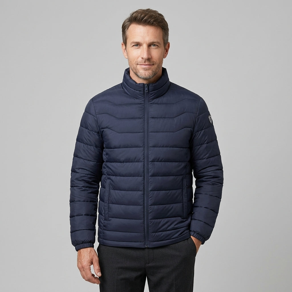 Men’s Puffer Jacket Casual Zip Up Winter Outdoor Outerwear