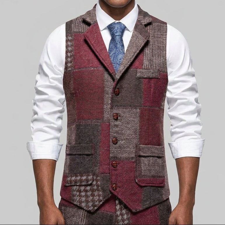 Men’s Formal Vest Suit Waistcoat Casual Dresswear