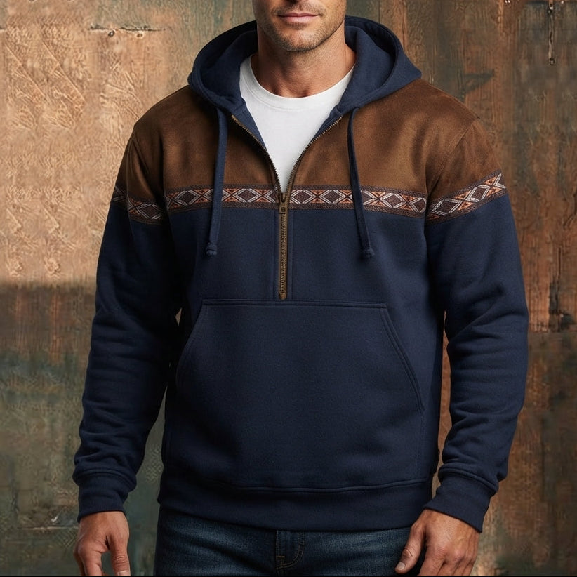 Men’s Hoodie Zip Casual Pullover Outdoor Streetwear Top