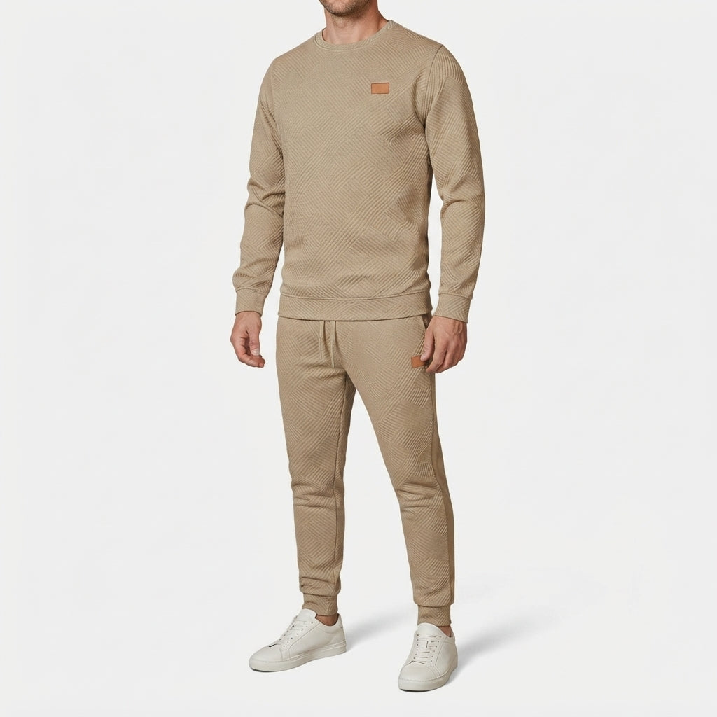 Men’s Sweatshirt and Jogger Pants Set Casual Two Piece Outfit