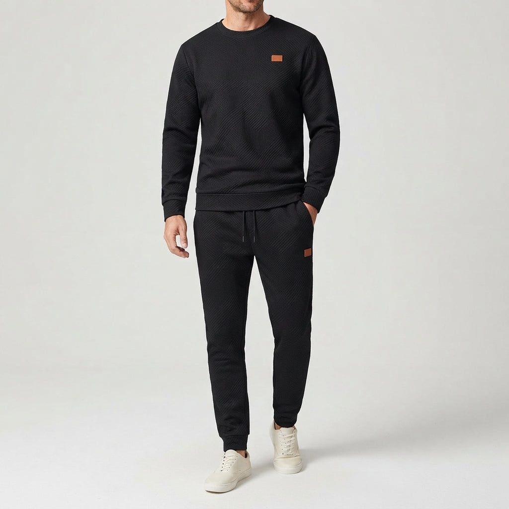 Men’s Sweatshirt and Jogger Pants Set Casual Two Piece Outfit