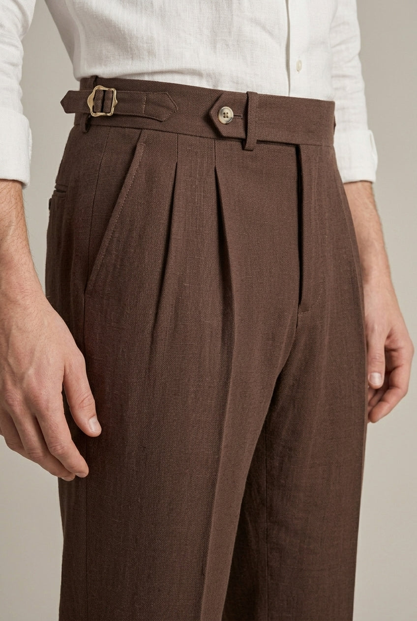 Men’s Casual Dress Pants Straight Fit Office Work Trousers
