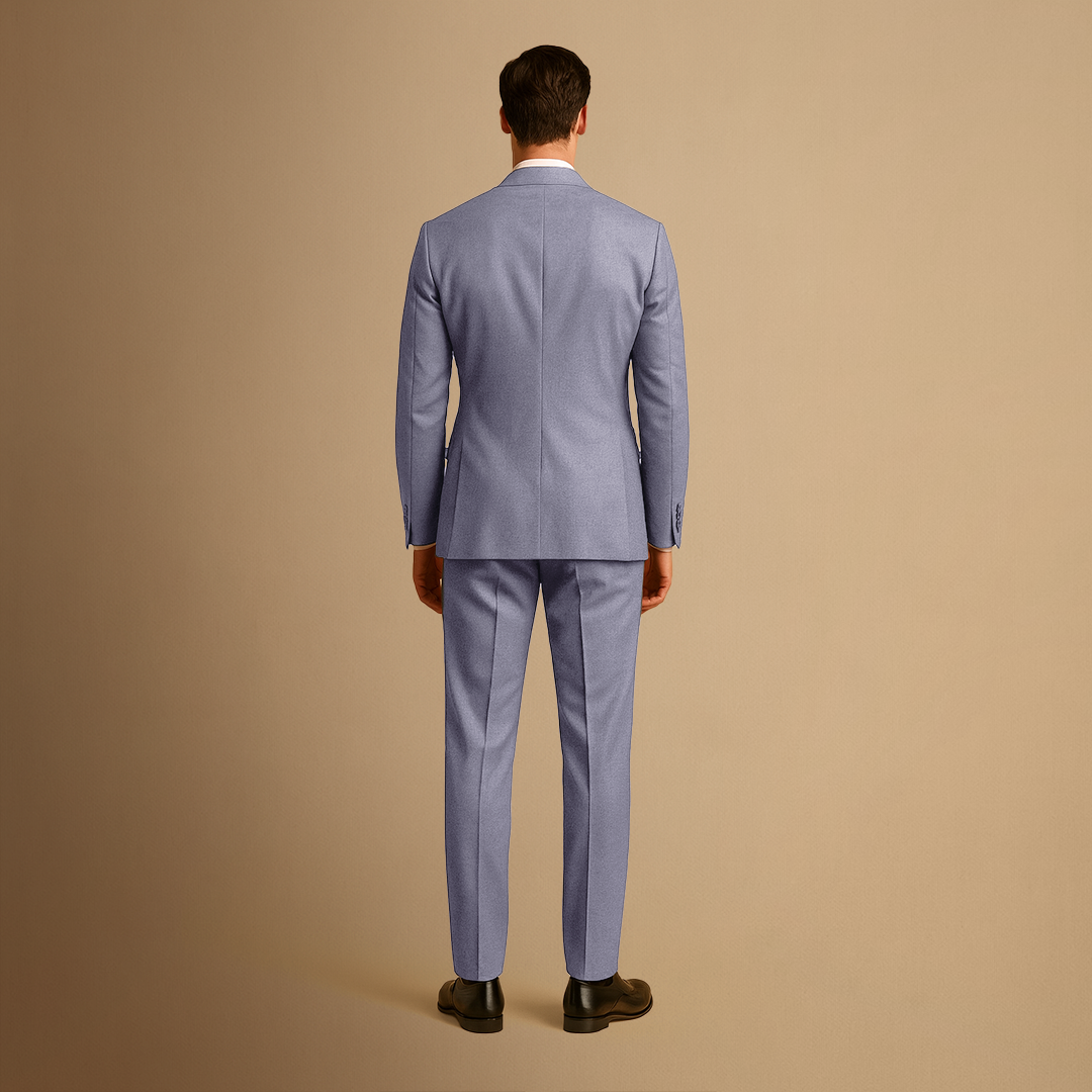 Men’s Two Piece Suit Slim Fit Formal Business Wedding Suit Set