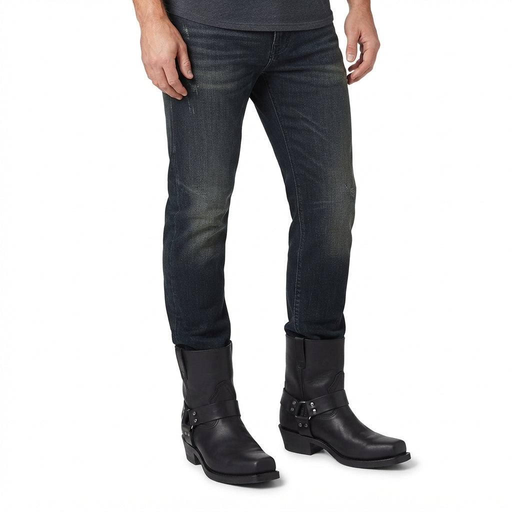 Men’s Ankle Boots Casual Buckle Detail Everyday Footwear