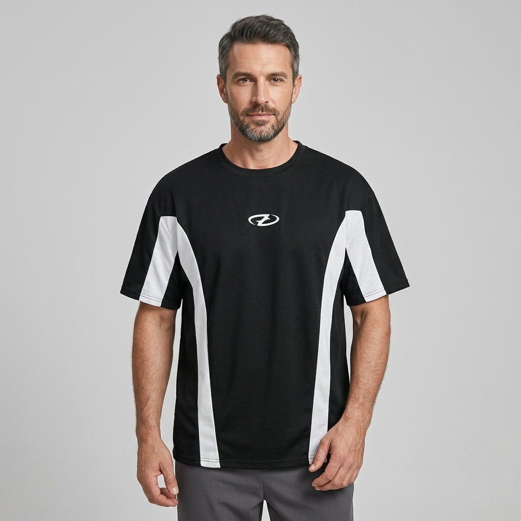 Men’s Color Block T Shirt Casual Short Sleeve Crew Neck Top