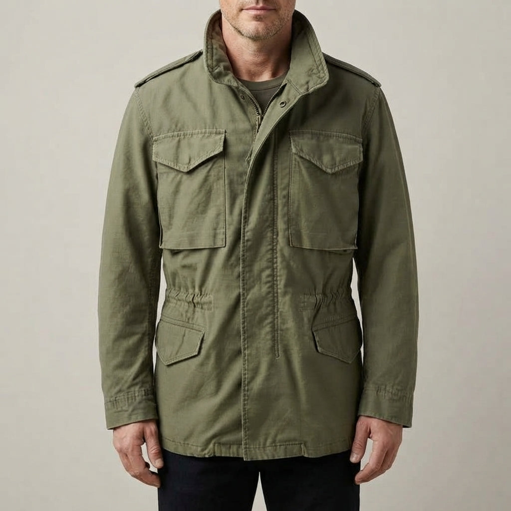 Men’s Casual Jacket Zip Up Everyday Outdoor Outerwear
