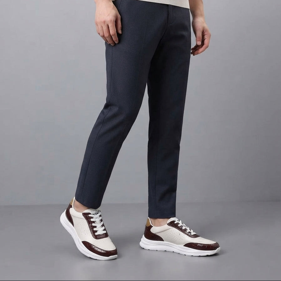 Men’s Casual Sneakers Lace Up Walking Shoes Everyday Footwear