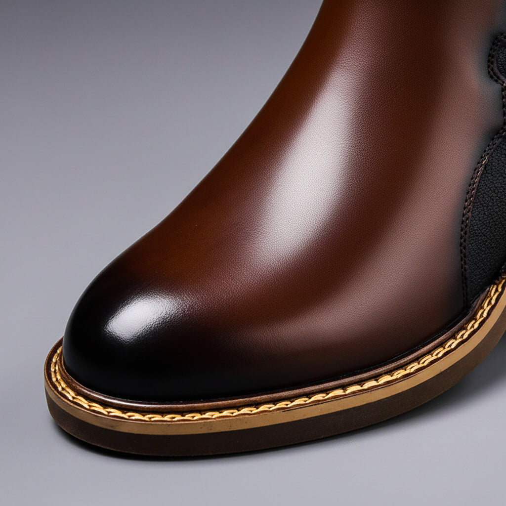 Men’s Ankle Boots Buckle Detail Casual Dress Shoes