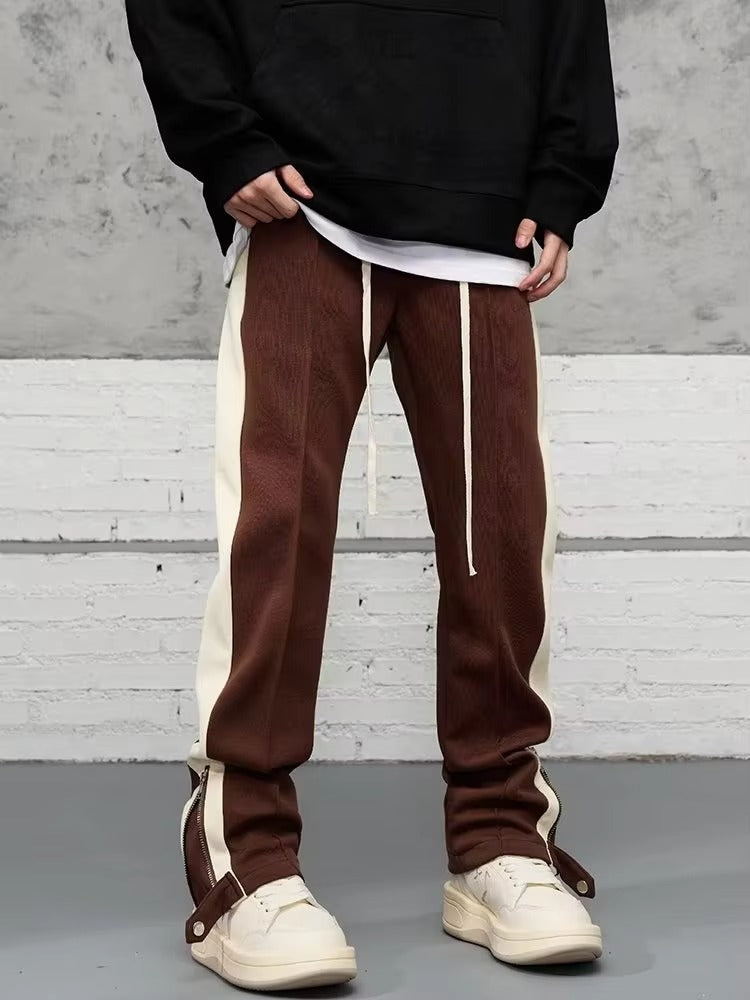 Palma De Mara - Cotton Blend Sweat Pants Wide Leg - Solorfit