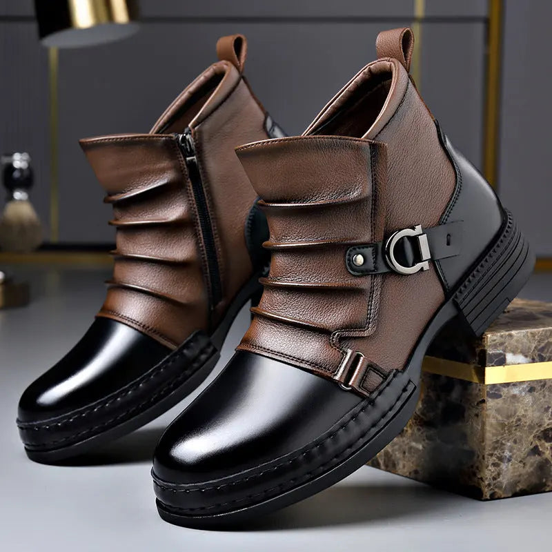 Willson Men’s Genuine Leather Boots – Durable Everyday Footwear