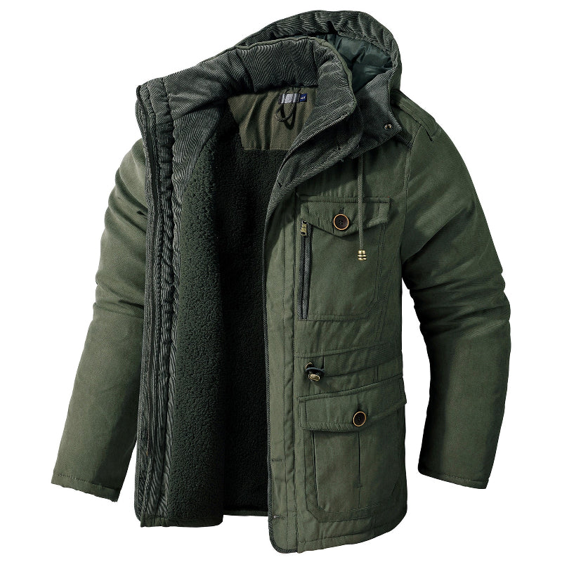 Lucien Men’s Insulated Zip Inner Fleece Jacket | Winter Coat
