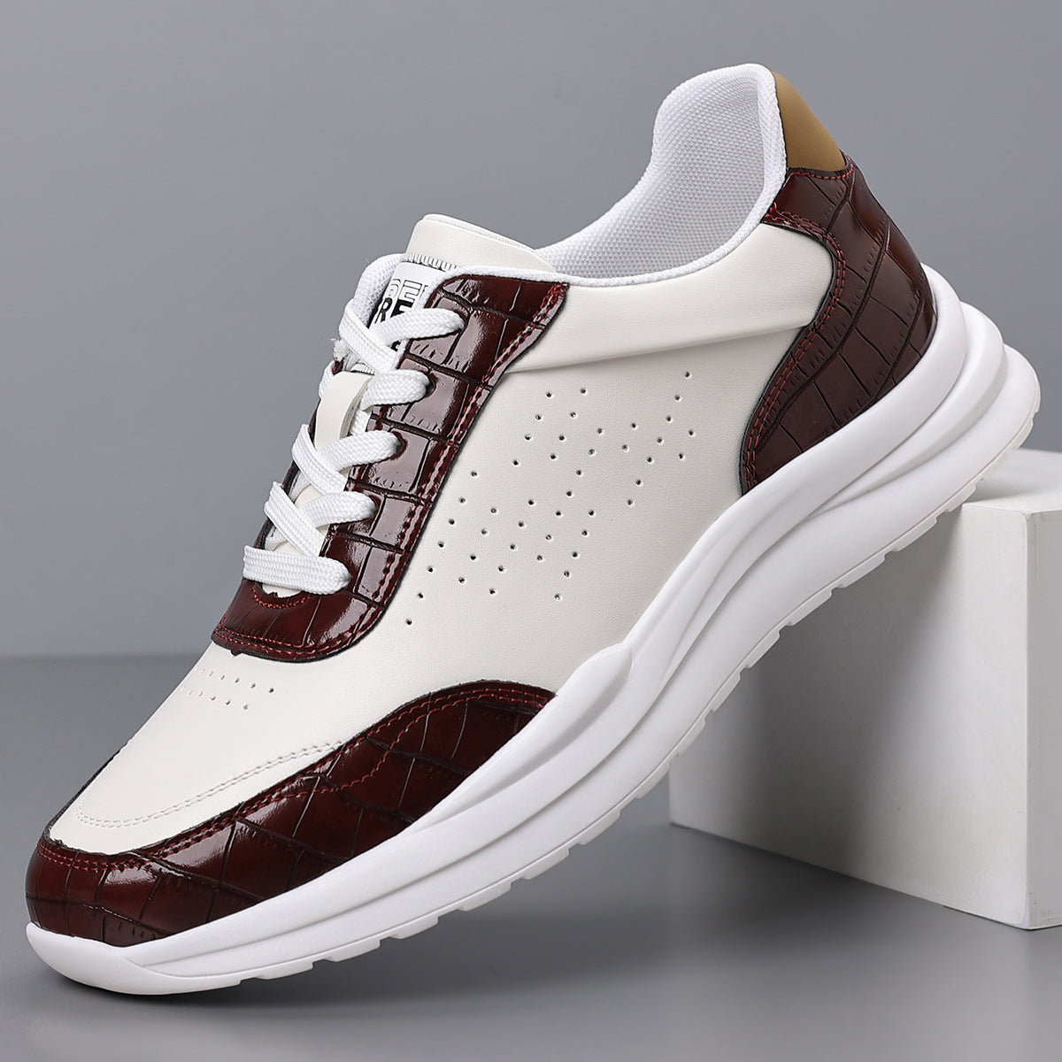 Men’s Casual Sneakers Lace Up Walking Shoes Everyday Footwear