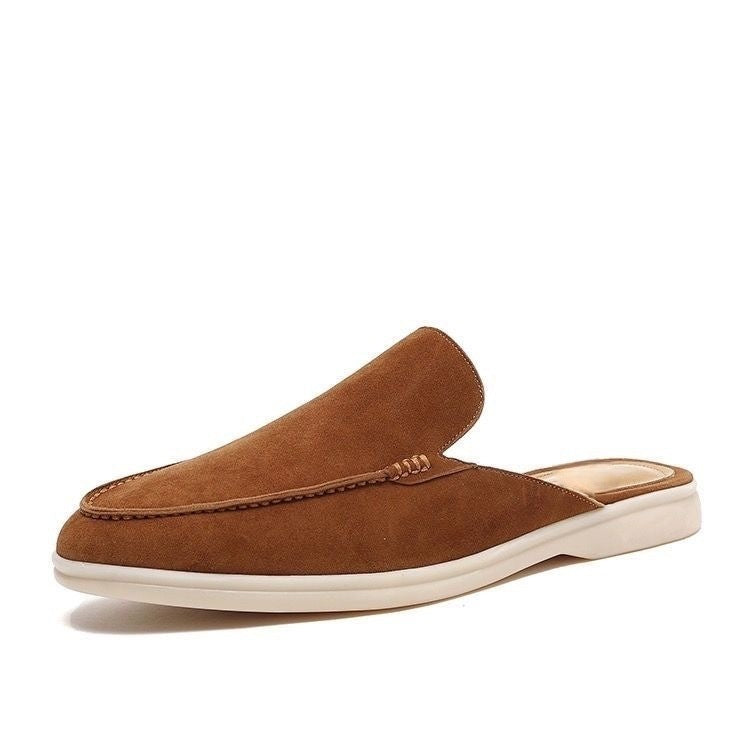 Men’s Slip On Mule Loafers Casual Backless Comfort Shoes