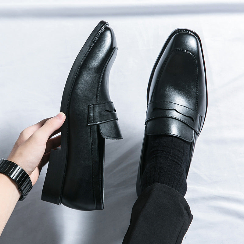 Men’s Penny Loafers Formal Business Dress Shoes Slip On Office Footwear