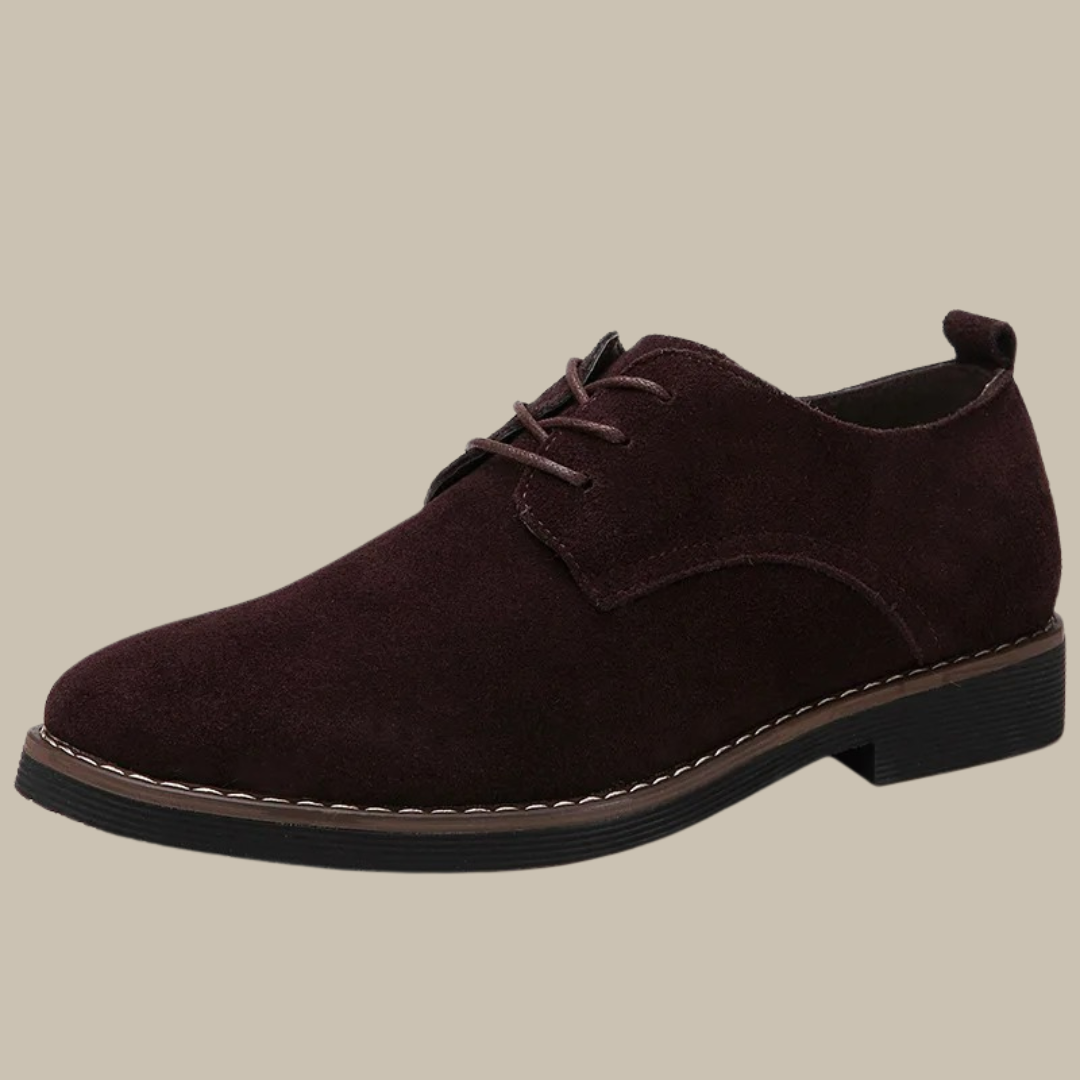 Elias - Elegant Autumn Suede Formal Oxford Shoes for Men - Solorfit