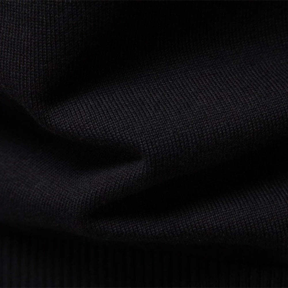 Durham Heritage Stripe Men Half Zip Sweater