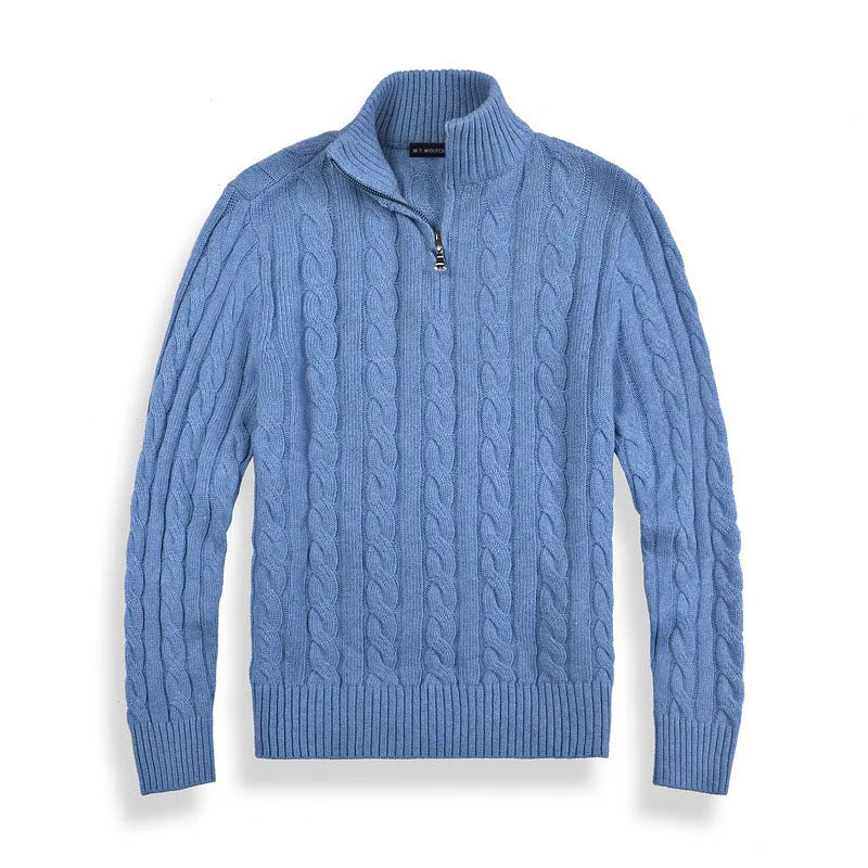 Castello | Old Money Half Zip Sweater - Solorfit
