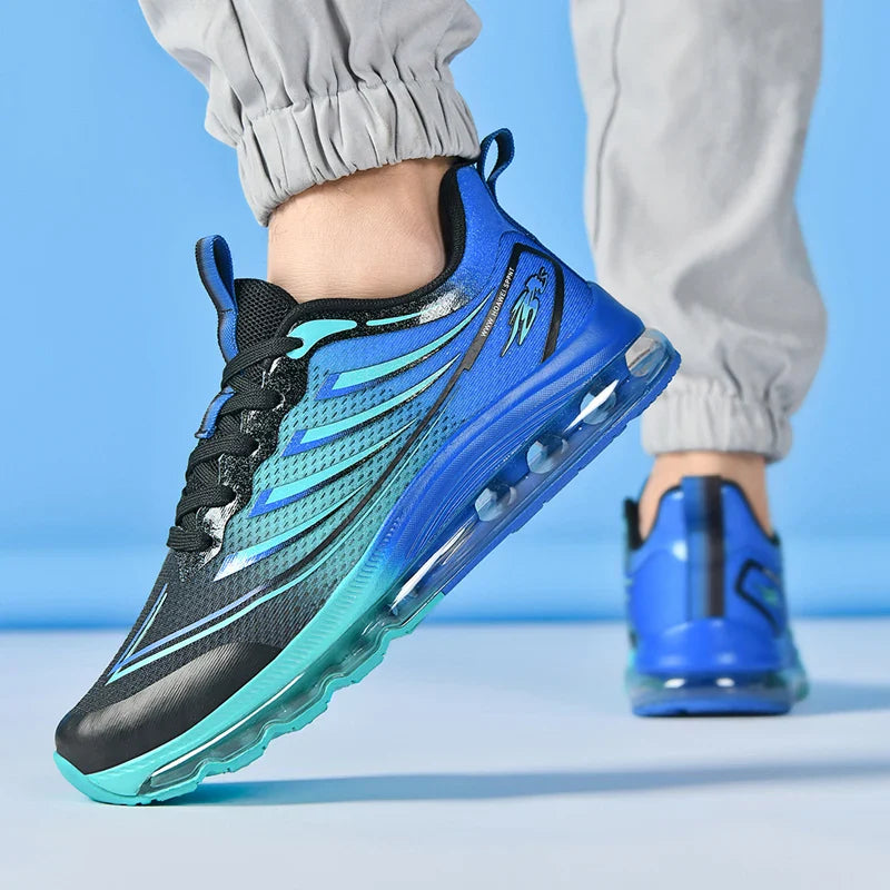 Men’s Air Cushion Running Shoes Lightweight Athletic Walking Sneakers