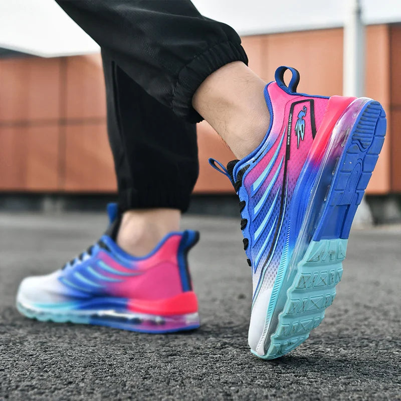 Men’s Air Cushion Running Shoes Lightweight Athletic Walking Sneakers