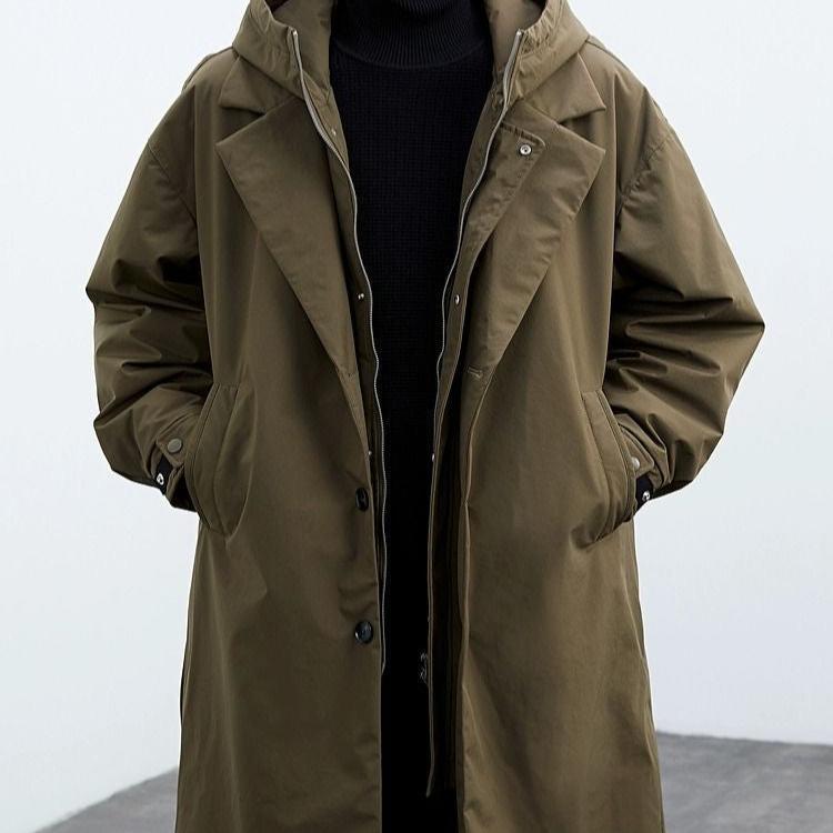 Kensington | Men’s Classic Overcoat – Long Wool Blend Coat for Formal and Casual Wear - Solorfit