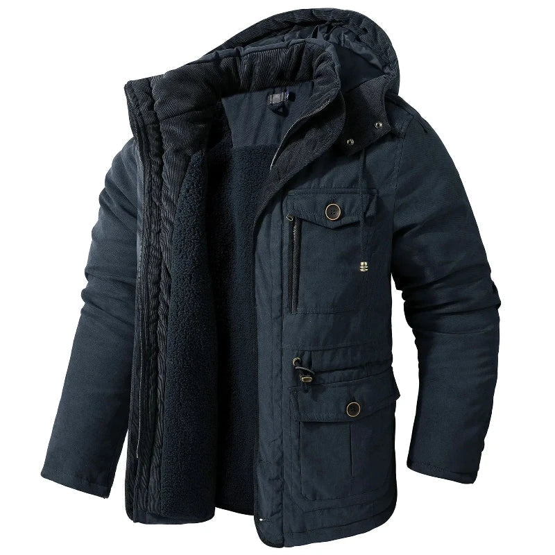 Lucien Men’s Insulated Zip Inner Fleece Jacket | Winter Coat