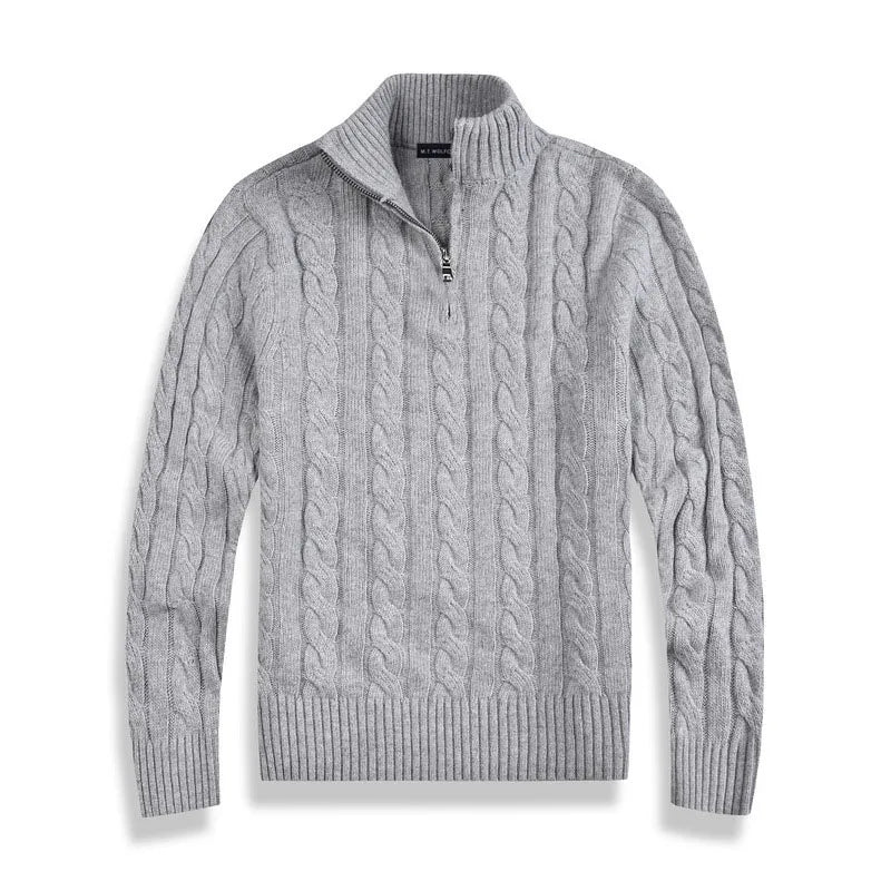 Castello | Old Money Half Zip Sweater - Solorfit