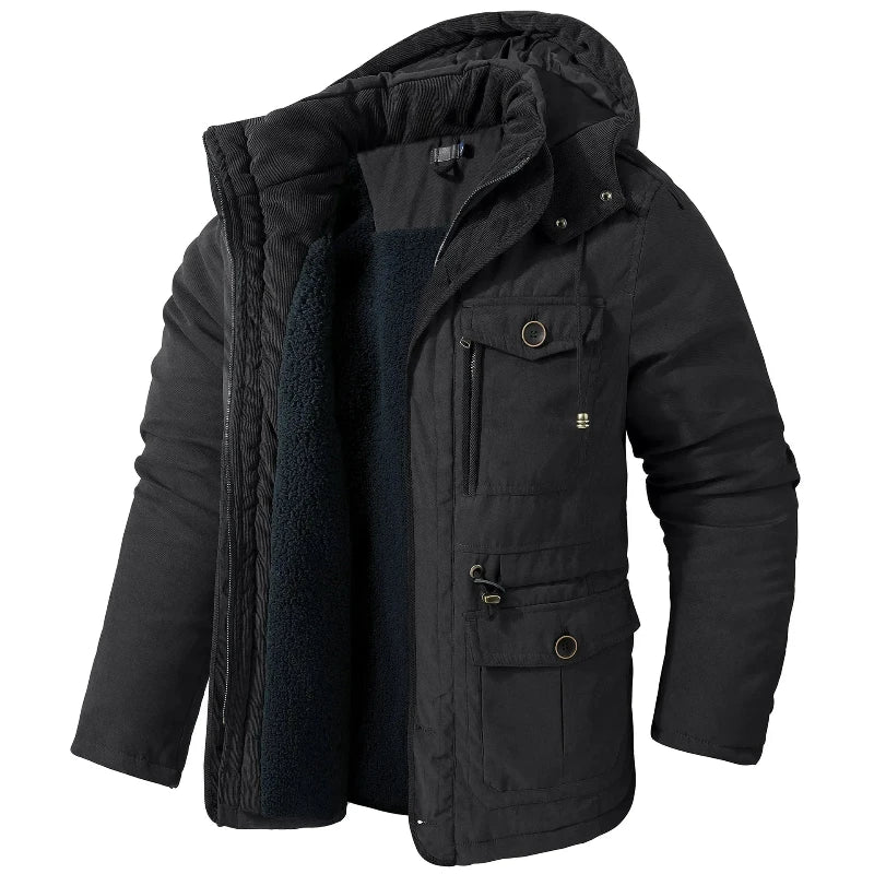 Lucien Men’s Insulated Zip Inner Fleece Jacket | Winter Coat