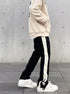 Palma De Mara - Cotton Blend Sweat Pants Wide Leg - Solorfit