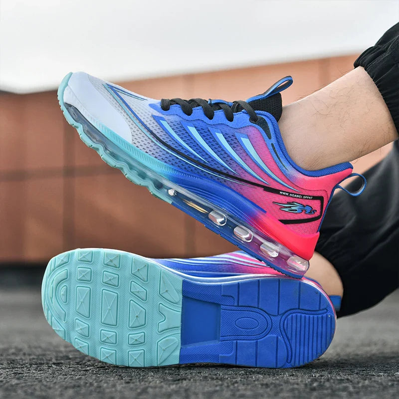 Men’s Air Cushion Running Shoes Lightweight Athletic Walking Sneakers