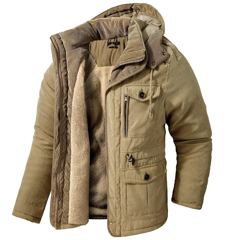 Lucien Men’s Insulated Zip Inner Fleece Jacket | Winter Coat
