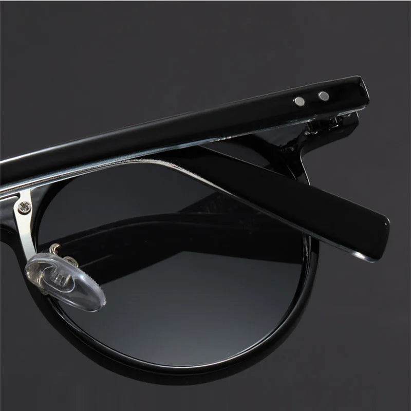 Round Polarized Sunglasses UV Protection Retro Fashion Eyewear