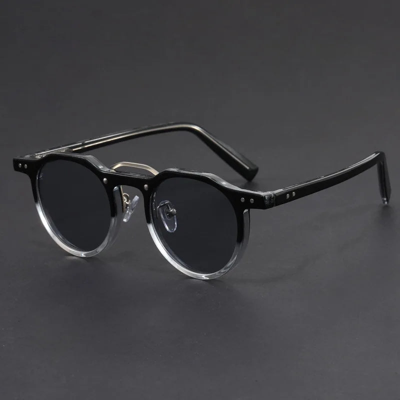 Round Polarized Sunglasses UV Protection Retro Fashion Eyewear