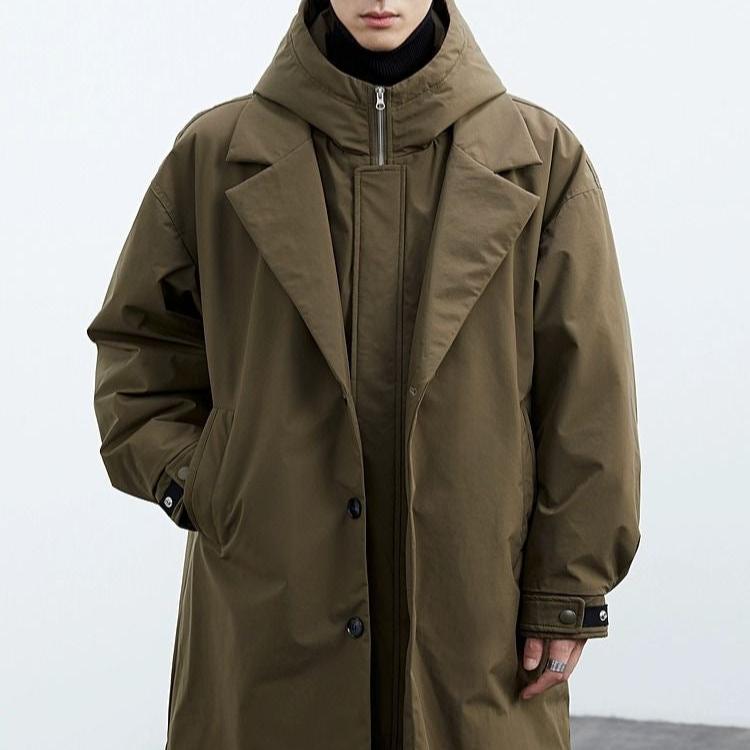 Kensington | Men’s Classic Overcoat – Long Wool Blend Coat for Formal and Casual Wear - Solorfit