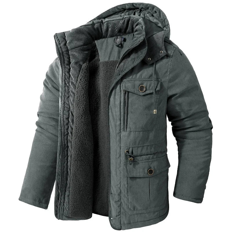 Lucien Men’s Insulated Zip Inner Fleece Jacket | Winter Coat