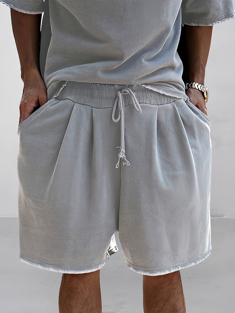 Casual Loose Fit Solid Sports Sets - Solorfit
